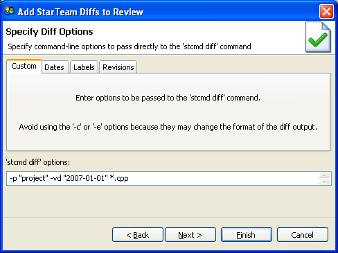 Add StarTeam Diffs