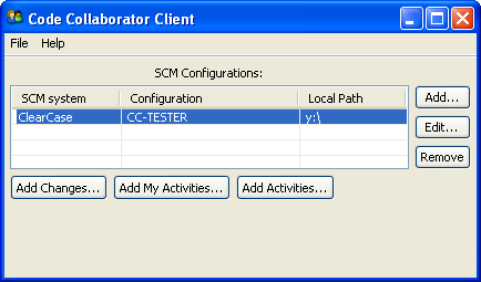 Uploading ClearCase files to a Review