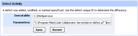 Defect Activity Trigger